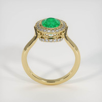 1.82 Ct. Emerald Ring, 18K Yellow Gold 3