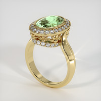 4.12 Ct. Gemstone Ring, 18K Yellow Gold 2