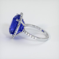 13.50 Ct. Blue Sapphire Ring, Platinum 950 4