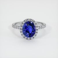 4.05 Ct. Sapphire Ring, Platinum 950 1