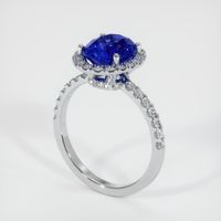 4.05 Ct. Sapphire Ring, Platinum 950 2