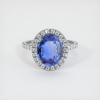 4.05 Ct. Sapphire Ring, Platinum 950 1