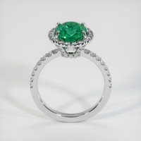 2.17 Ct. Emerald Ring, Platinum 950 3