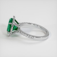 2.17 Ct. Emerald Ring, Platinum 950 4