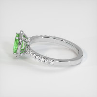 0.90 Ct. Gemstone Ring, Platinum 950 4