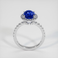 3.01 Ct. Blue Sapphire Ring, Platinum 950 3