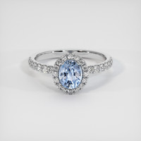 0.95 Ct. Sapphire Ring, Platinum 950 1