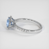 0.95 Ct. Sapphire Ring, Platinum 950 4