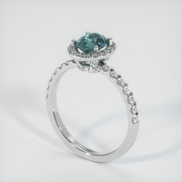 0.73 Ct. Sapphire Ring, Platinum 950 2