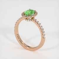 0.90 Ct. Gemstone Ring, 14K Rose Gold 2