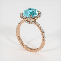 4.81 Ct. Gemstone Ring, 14K Rose Gold 2