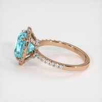 4.81 Ct. Gemstone Ring, 14K Rose Gold 4