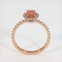 1.20 Ct. Sapphire Ring, 14K Rose Gold 3