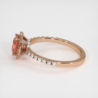 1.20 Ct. Sapphire Ring, 14K Rose Gold 4