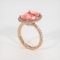 9.05 Ct. Sapphire Ring, 14K Rose Gold 2