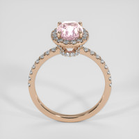 2.05 Ct. Peach Sapphire Ring, 14K Rose Gold 3