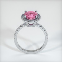 2.09 Ct. Pink Sapphire Ring, 10K White Gold 3