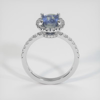 1.91 Ct. Bi Color Sapphire Ring, 10K White Gold 3