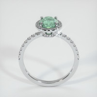 1.82 Ct. Bluish Green Sapphire Ring, 10K White Gold 3