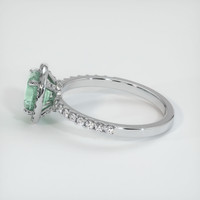1.82 Ct. Bluish Green Sapphire Ring, 10K White Gold 4