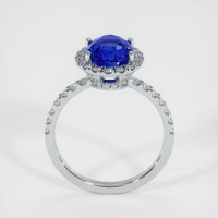 4.05 Ct. Sapphire Ring, 14K White Gold 3