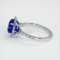 4.05 Ct. Sapphire Ring, 14K White Gold 4