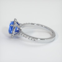 1.63 Ct. Sapphire Ring, 14K White Gold 4