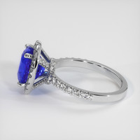 3.53 Ct. Sapphire Ring, 14K White Gold 4