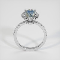 2.25 Ct. Bi Color Sapphire Ring, 14K White Gold 3