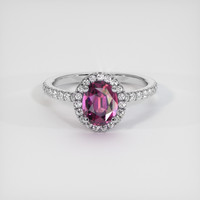 1.67 Ct. Gemstone Ring, 14K White Gold 1