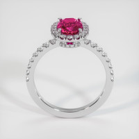 1.00 Ct. Sapphire Ring, 14K White Gold 3