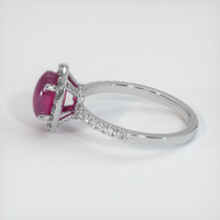 2.61 Ct. Ruby Ring, 14K White Gold 4