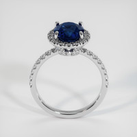 2.61 Ct. Sapphire Ring, 14K White Gold 3