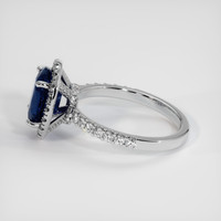 2.61 Ct. Sapphire Ring, 14K White Gold 4