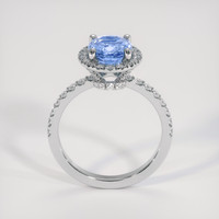 2.24 Ct. Blue Sapphire Ring, 14K White Gold 3