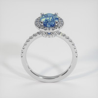 1.43 Ct. Bi Color Sapphire Ring, 14K White Gold 3