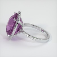 13.78 Ct. Sapphire Ring, 14K White Gold 4