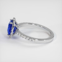 1.99 Ct. Sapphire Ring, 18K White Gold 4