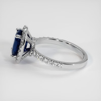 2.61 Ct. Sapphire Ring, 18K White Gold 4