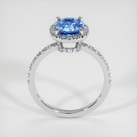 1.84 Ct. Sapphire Ring, 18K White Gold 3
