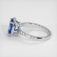 1.84 Ct. Sapphire Ring, 18K White Gold 4