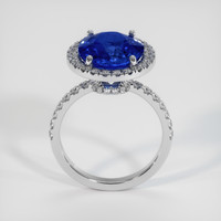 5.27 Ct. Sapphire Ring, 18K White Gold 3