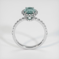 1.58 Ct. Sapphire Ring, 18K White Gold 3