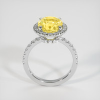 5.04 Ct. Sapphire Ring, 18K White Gold 3
