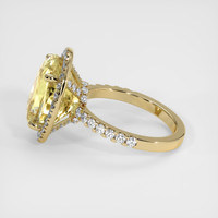 10.13 Ct. Yellow Sapphire Ring, 10K Yellow Gold 4