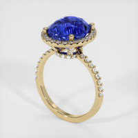 6.50 Ct. Sapphire Ring, 14K Yellow Gold 2