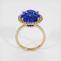 13.50 Ct. Blue Sapphire Ring, 14K Yellow Gold 3