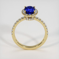 2.04 Ct. Blue Sapphire Ring, 14K Yellow Gold 3