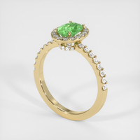 0.90 Ct. Gemstone Ring, 14K Yellow Gold 2