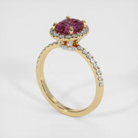 1.41 Ct. Gemstone Ring, 14K Yellow Gold 2